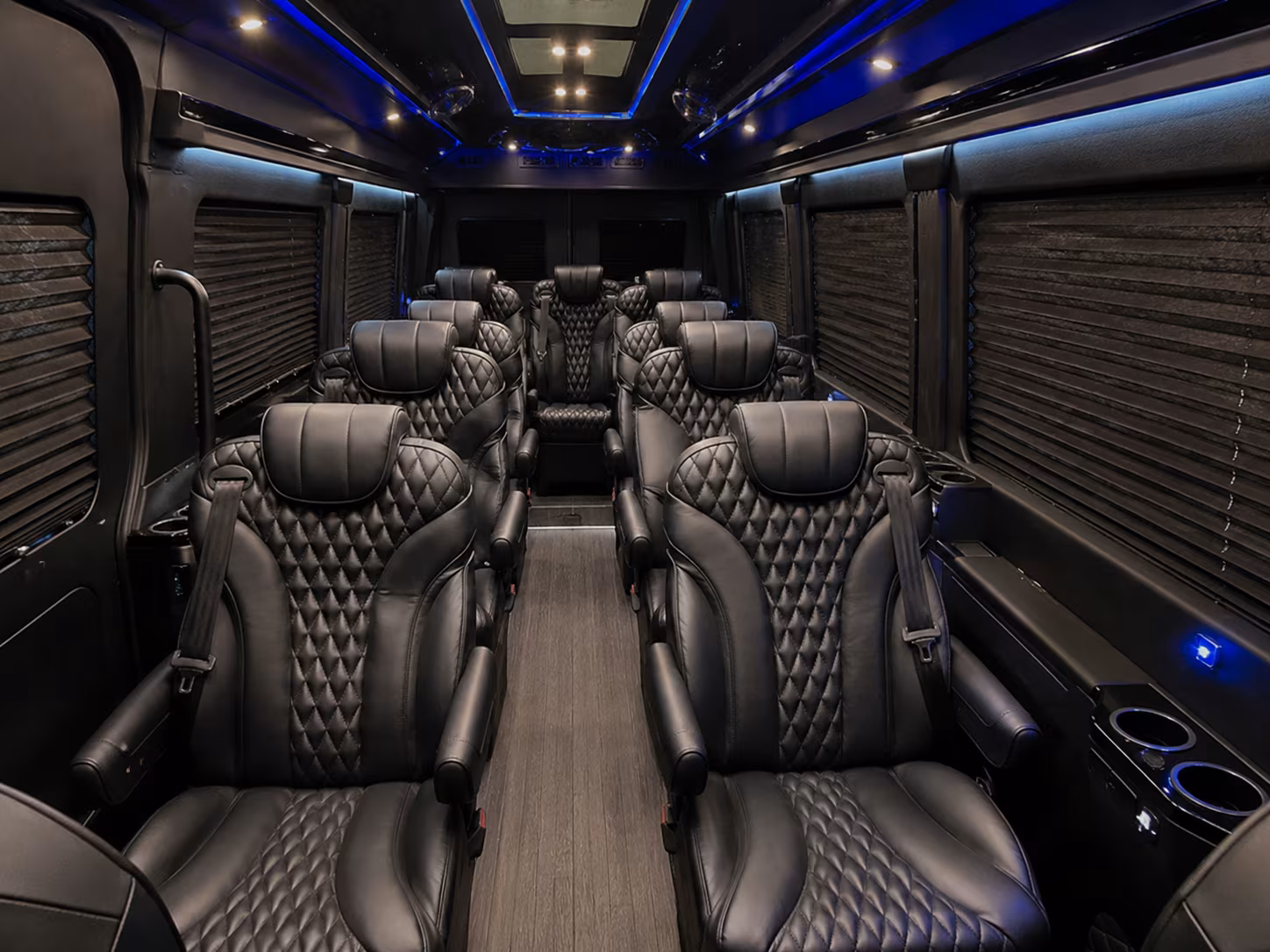 18 passenger sprinter van inside