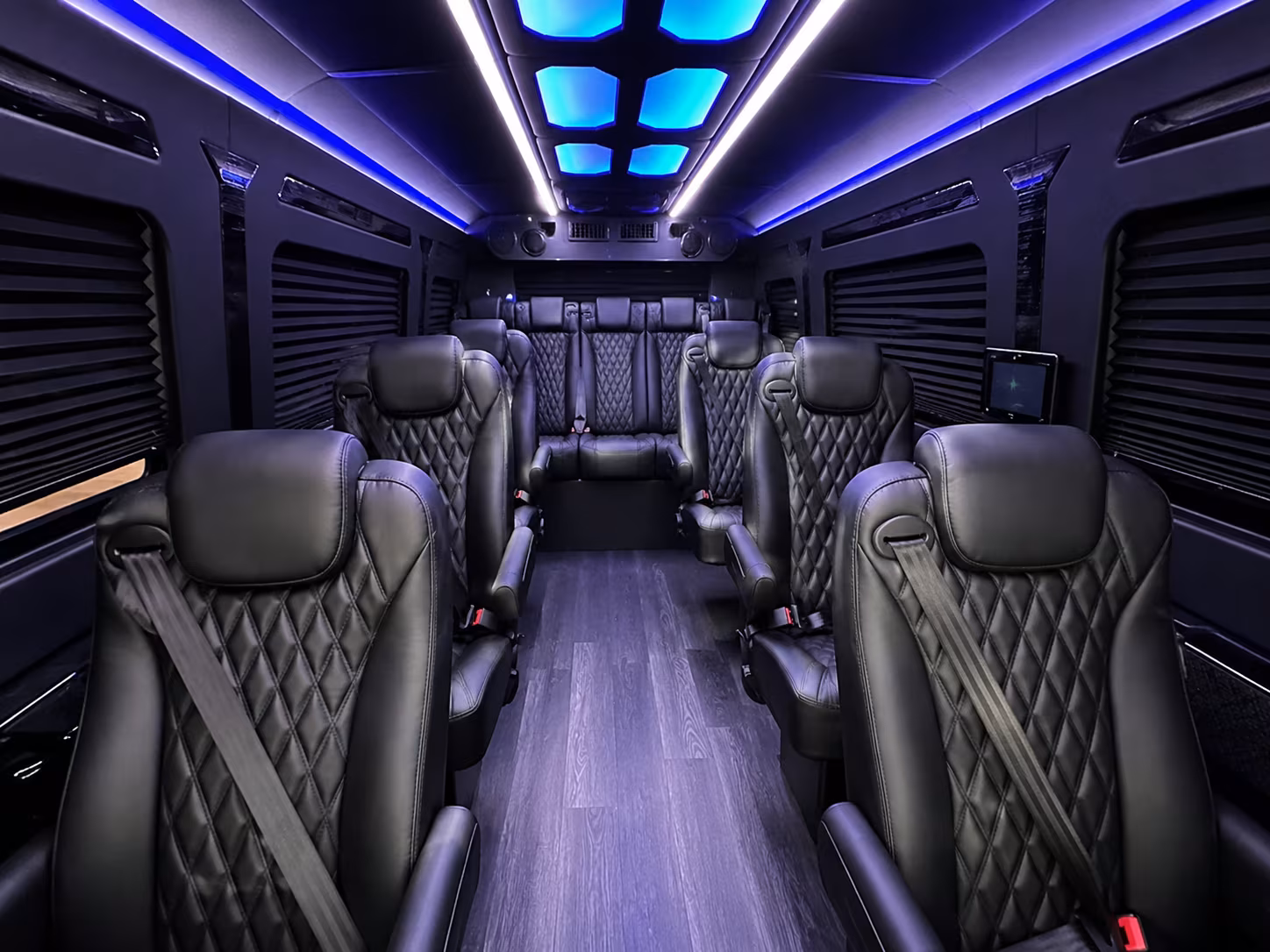 conference and convention attendee sprinter van transportation in laredo